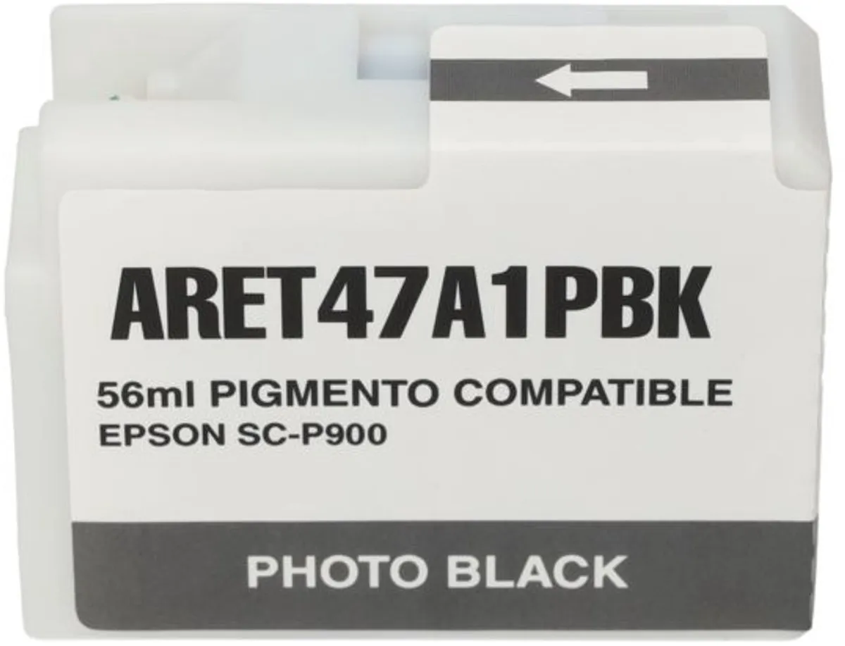 PrintAbout T47A1 Inktcartridge Foto-zwart - 50ml - Epson