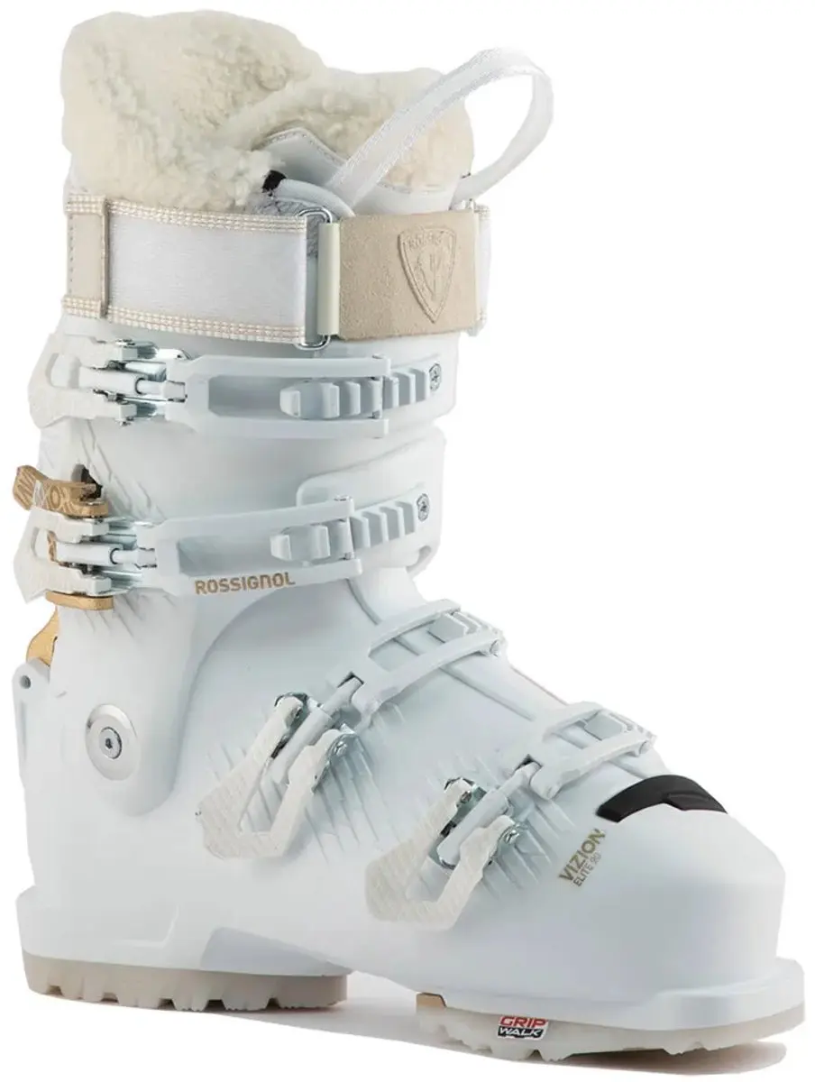 Rossignol Vizion 4b Elite 90 W Gw Alpineskischoenen Voor Dames Wit 27.0 Vrouw