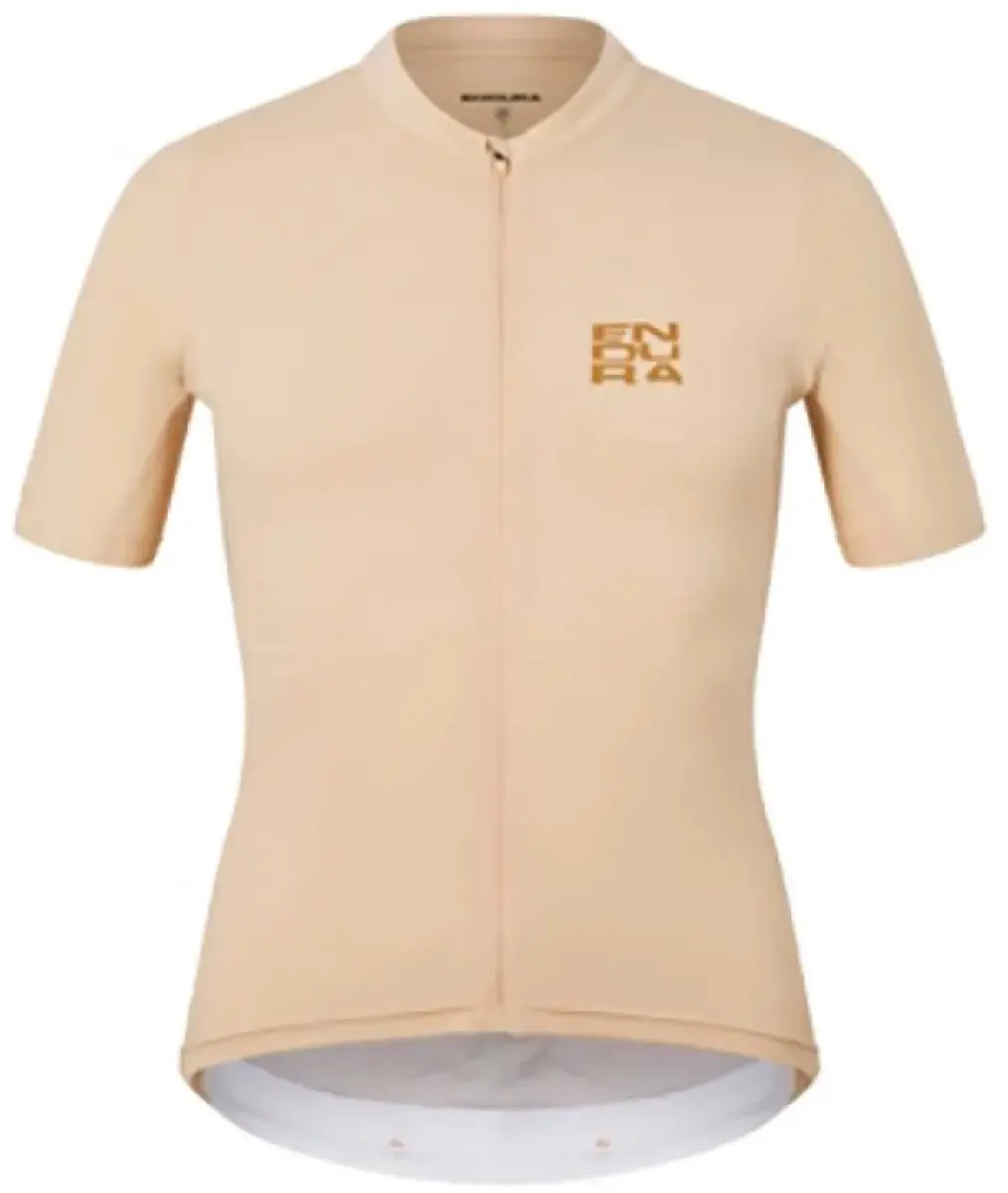 Endura Alltrack Ride Korte Mouw Wielertrui Beige S Man
