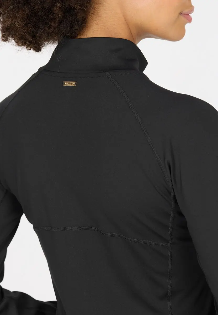 Athlecia Krosa W Full Zip Training Vest Dames - Zwart/Wit - afbeelding 4 van 6