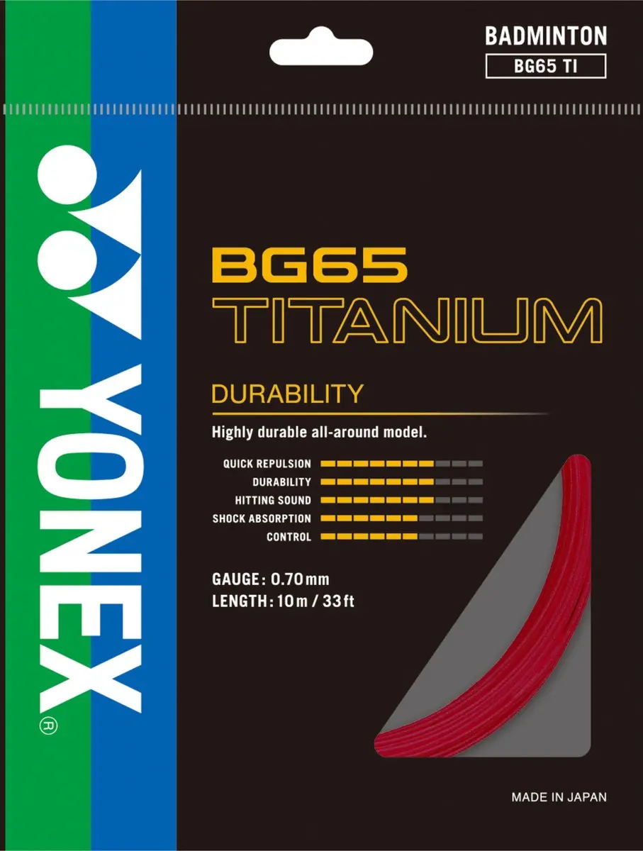 Yonex BG65TI badmintonsnaar