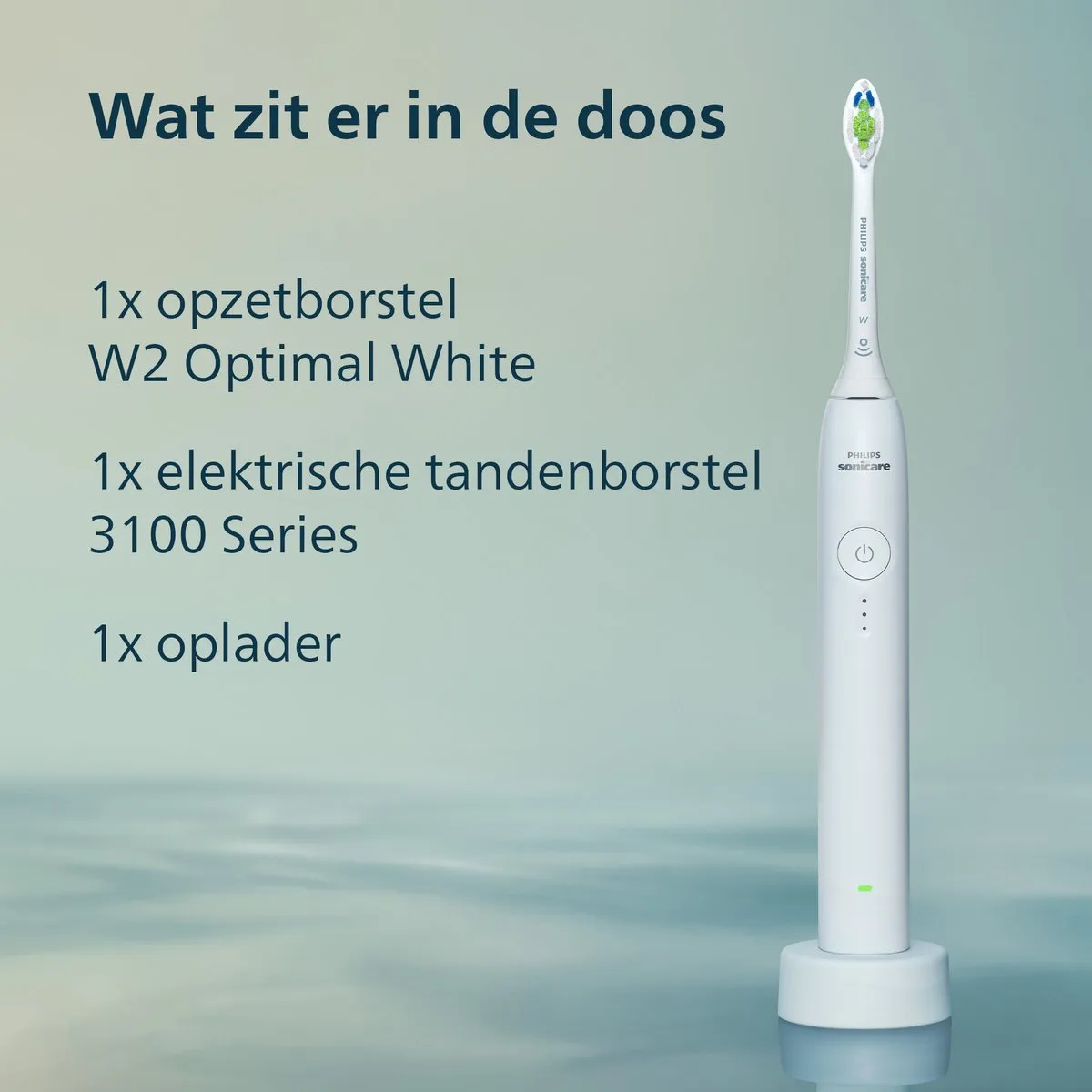 Philips Sonicare 3100 HX4031/21 Elektrische Tandenborstel - Wit