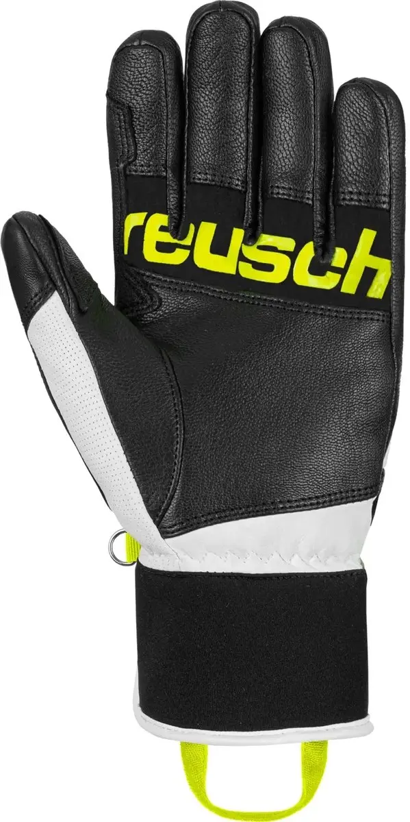 Reusch Classic Pro Skihandschoenen 10 - Heren - Black/White/Safety Yellow