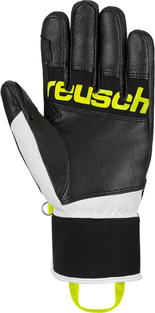 Reusch Classic Pro Skihandschoenen 10 - Heren - Black/White/Safety Yellow