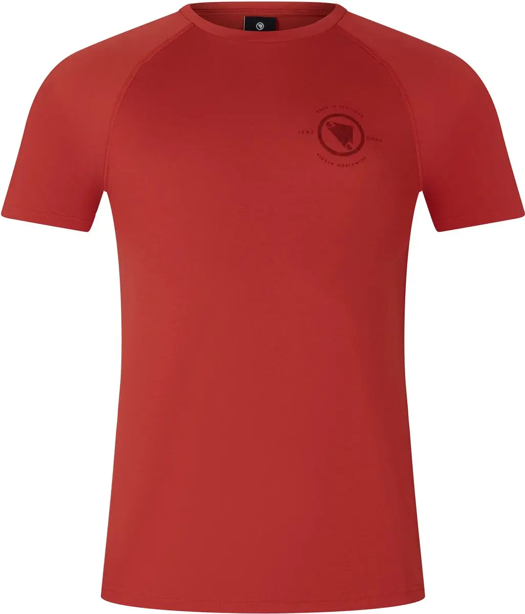 Endura Hummvee Tech Korte Mouw Enduro Trui Rood XL Man