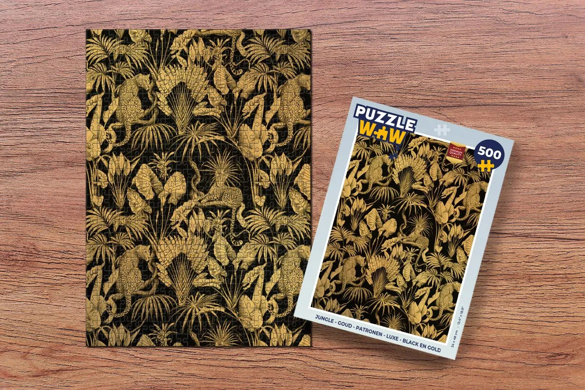 PuzzleWow Jungle Legpuzzel 500 Stuks - Multicolor