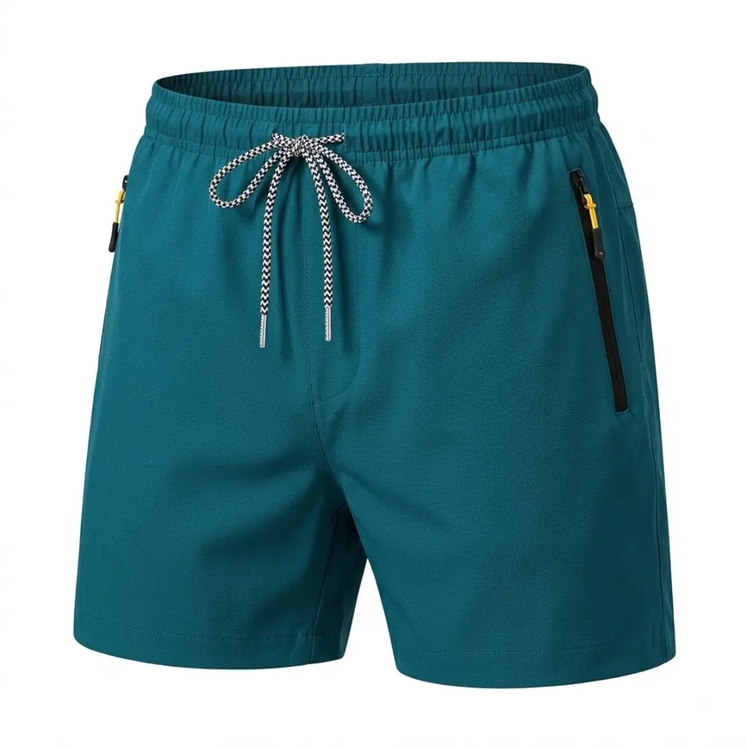 Blauw meer tennisbroek sportbroek heren maat L zomer korte broek met elastische