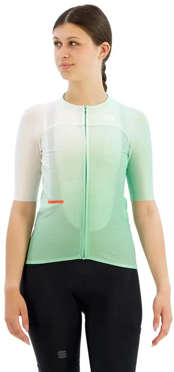 Sportful Light Korte Mouw Wielertrui Groen L Vrouw