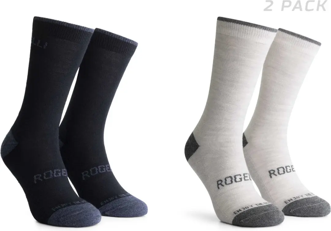 Rogelli Merino Wool Dames en Heren 2 pack Fietssokken