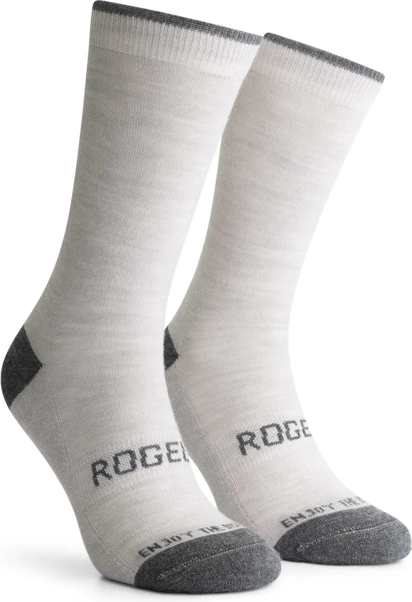 Rogelli Merino Wol Fietssokken 2 Paar - Blauw/Zand