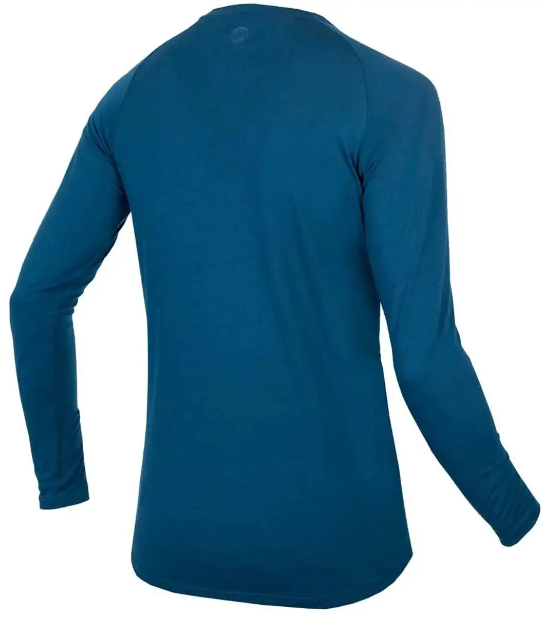 Endura Baabaa Lange Mouwen Basislaag - S - Blauw - afbeelding 2 van 4