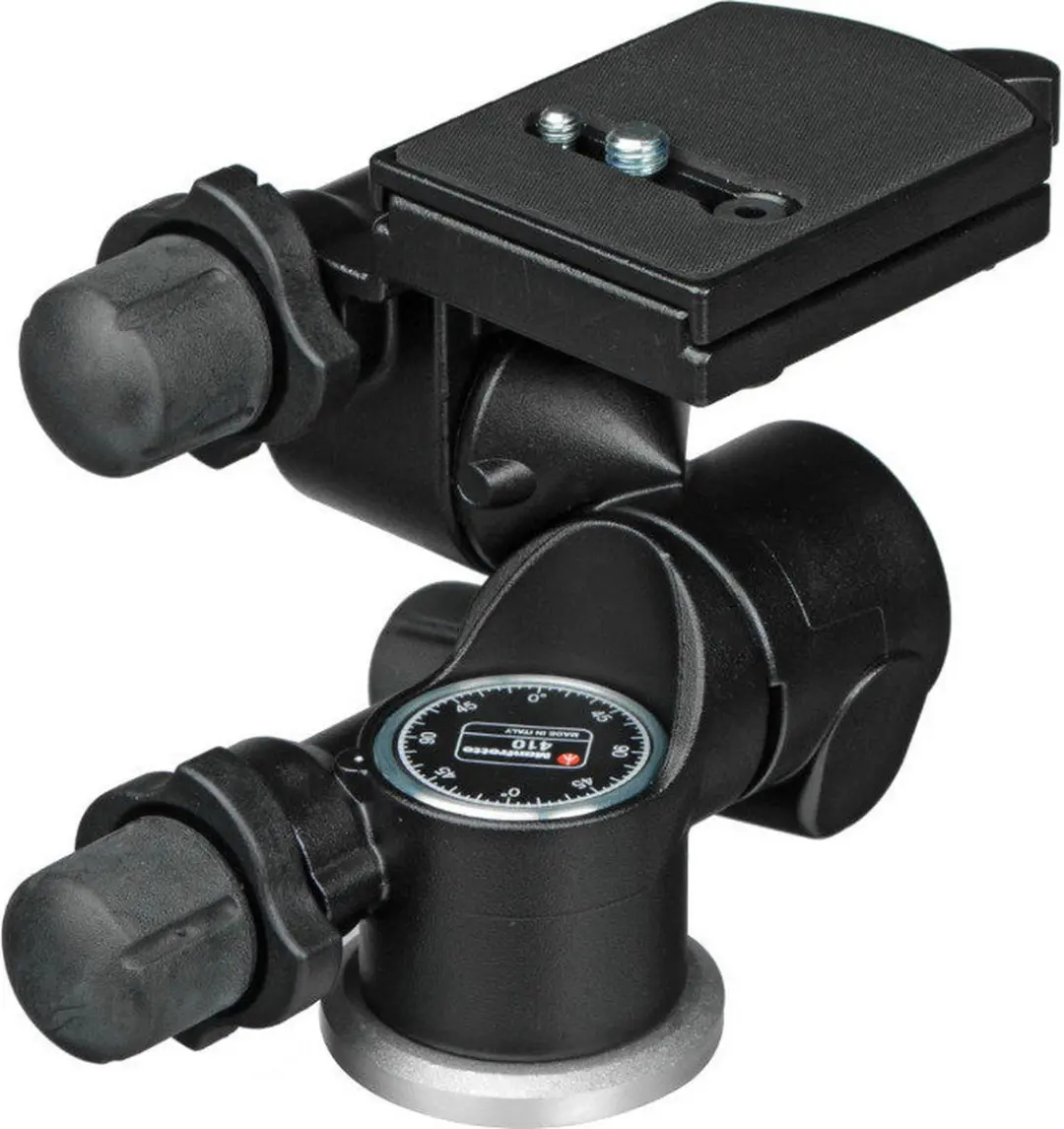 Manfrotto Junior 410 Tandwielkop - 5 kg - Zwart - afbeelding 3 van 3