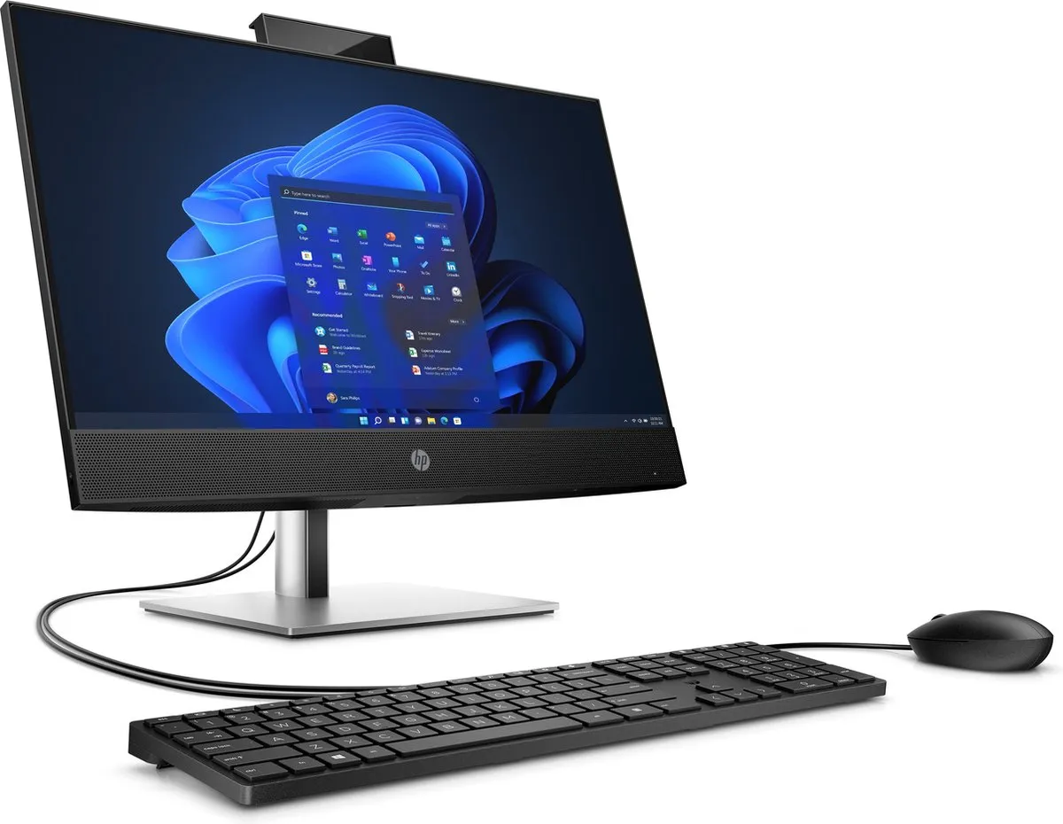 HP ProOne 440 G9 All-in-one PC - Core i5 14C - 24" Full HD Touch - 16GB RAM 512GB SSD - Zwart