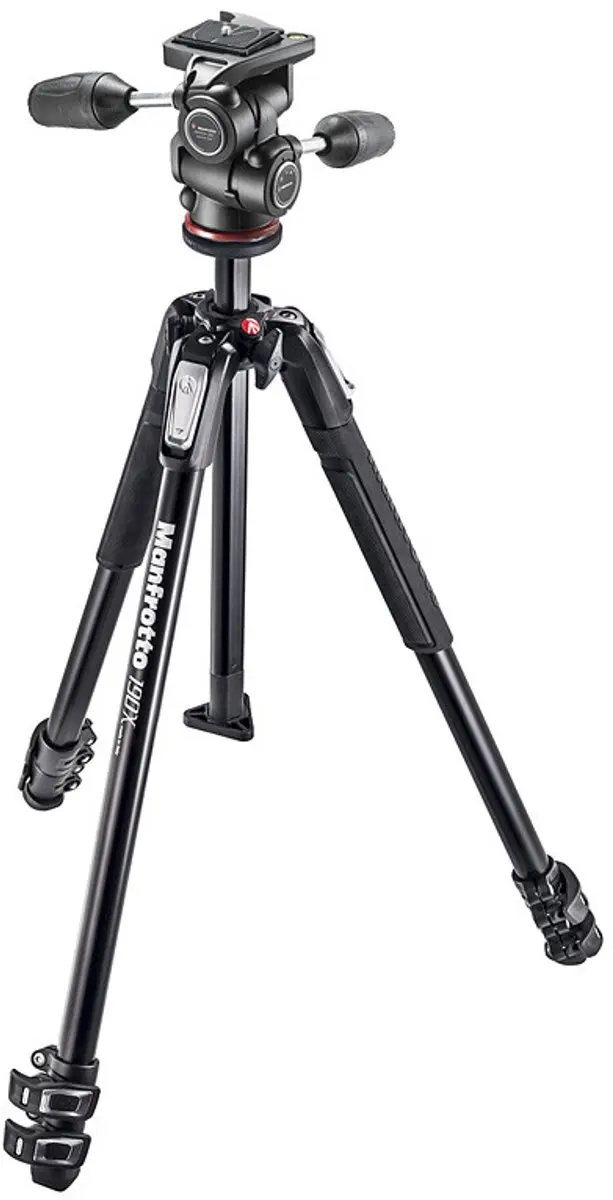 Manfrotto 190X MK190X3-3W1 Statief - 3 Secties - afbeelding 5 van 6