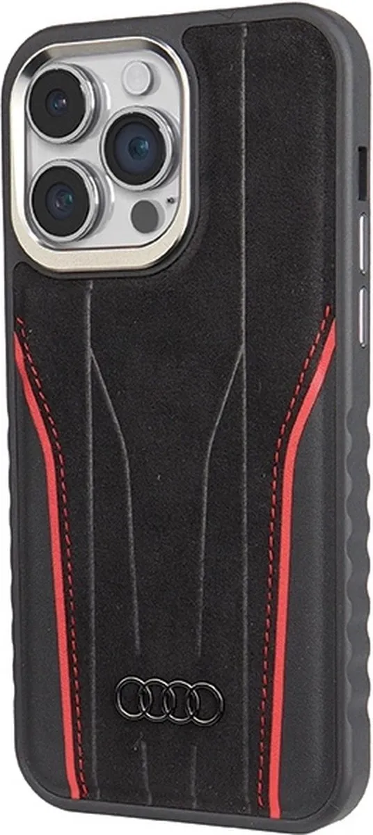 Audi iPhone 14 Pro Hoesje - Zwart - afbeelding 6 van 6