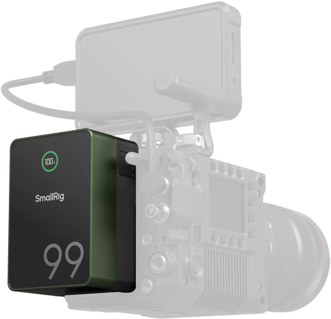SmallRig 4974 VB99 Pro Mini V-Mount Accu - Groen