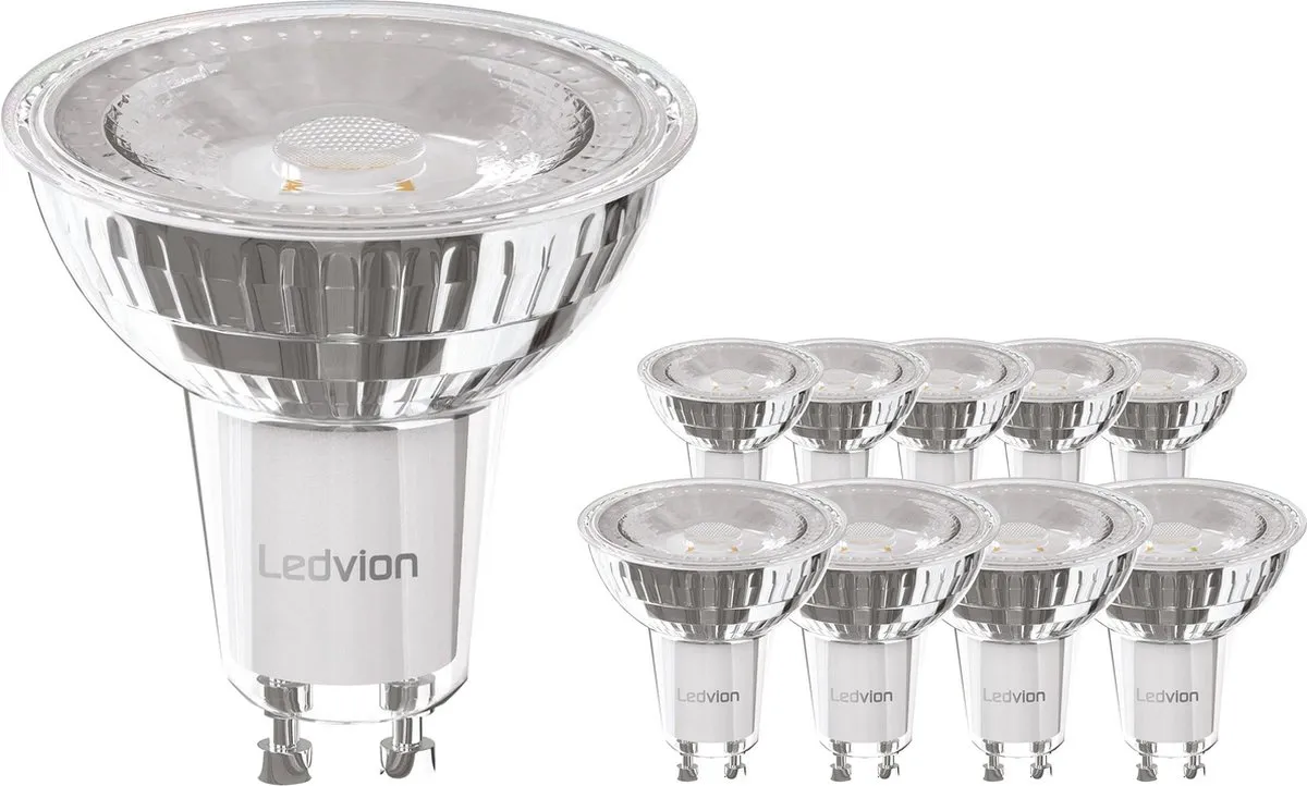 Ledvion 10x LED GU10 3W 2700K