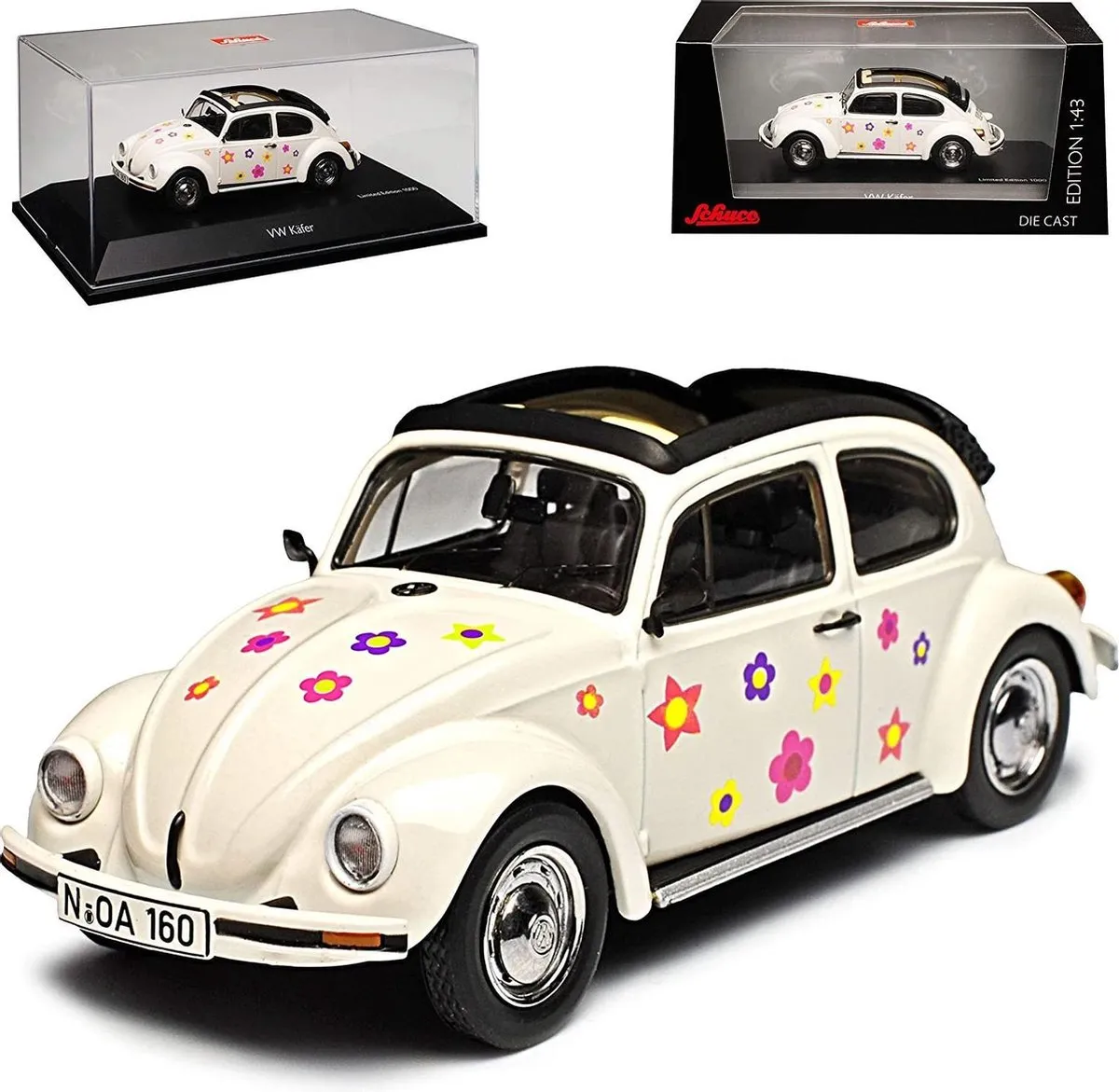 Volkswagen Käfer 1600 Open Air Blumen 1:43