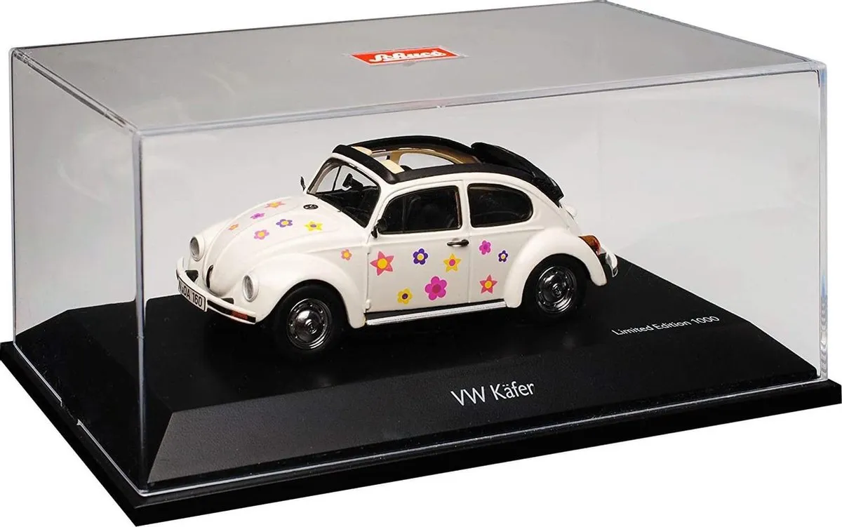 Volkswagen Käfer 1600 Open Air Blumen 1:43 - Schuco 450389600 - afbeelding 4 van 6