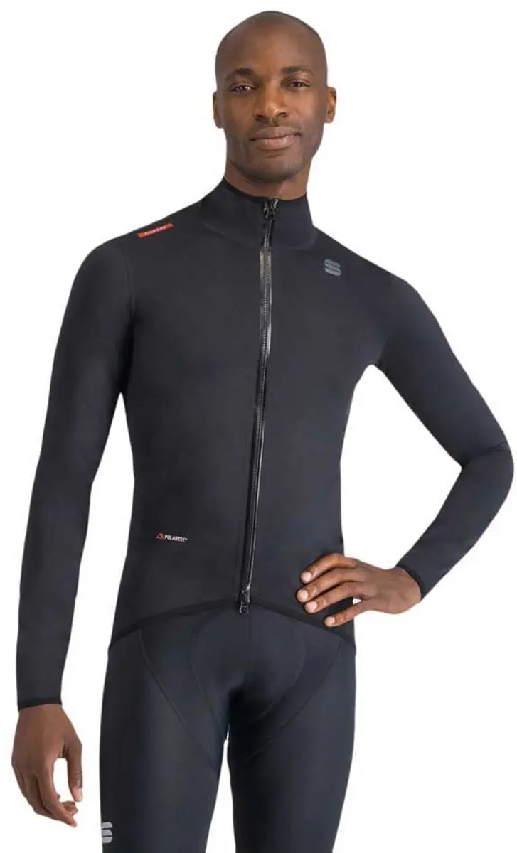 Sportful Fiandre Aqua fietsjas lange mouwen BLACK