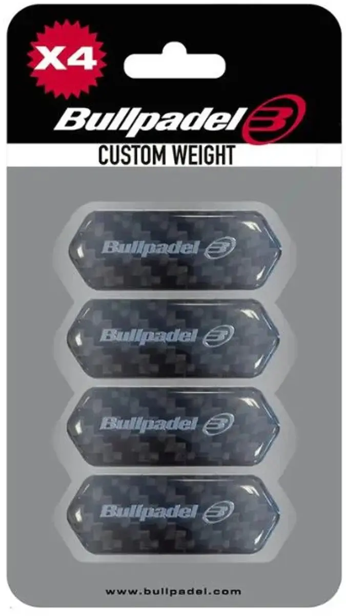 BULLPADEL CUSTOM WEIGHT Blister 4x3 gram