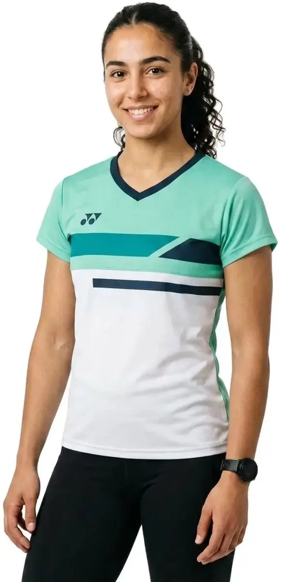 Yonex Team Poloshirt Dames YW0029EX - Mint S - afbeelding 2 van 2