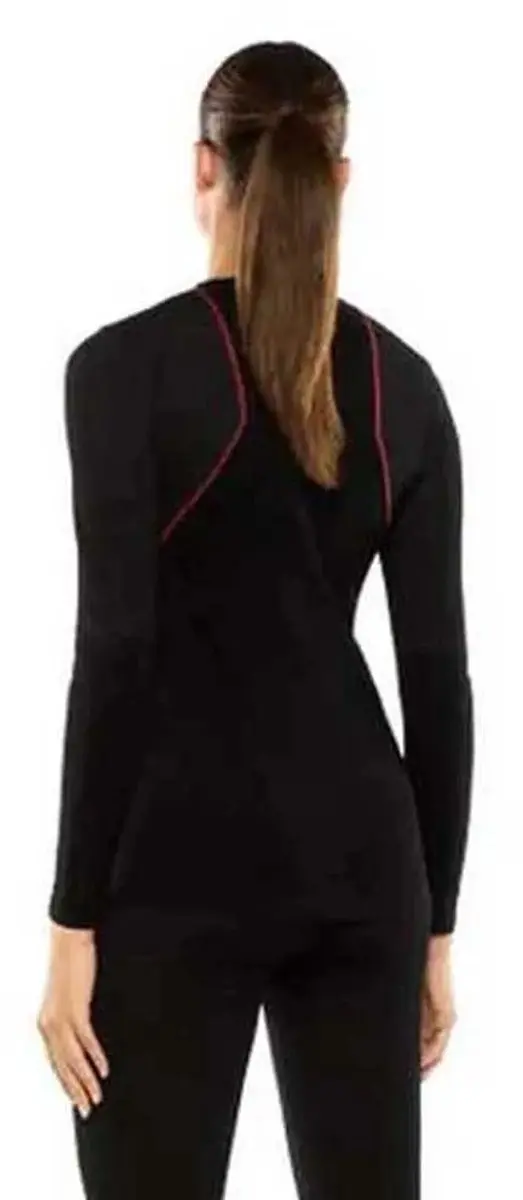 La Sportiva Wool40 Aero Basislaag - M - Zwart/Hibiscus