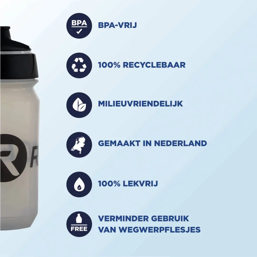 Rogelli Sportbidon 500ml - Transparant - afbeelding 5 van 6