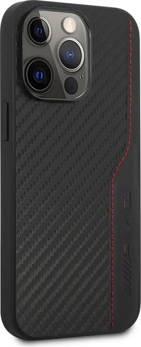 Mercedes-AMG Carbon Back Case iPhone 14 Pro - Zwart