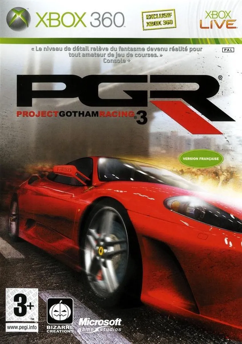 Xbox Project Gotham Racing 3 (Xbox 360)