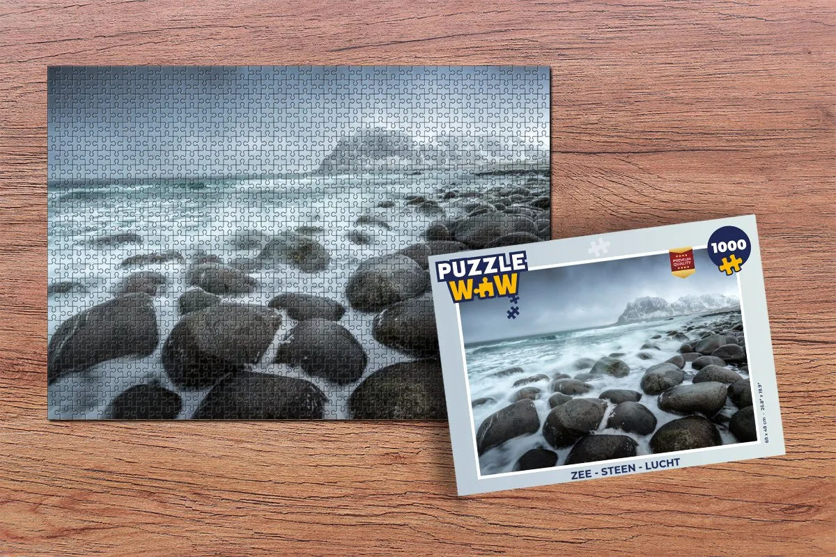 PuzzleWow Zee - Lucht Legpuzzel 1000 Stuks - Multicolor