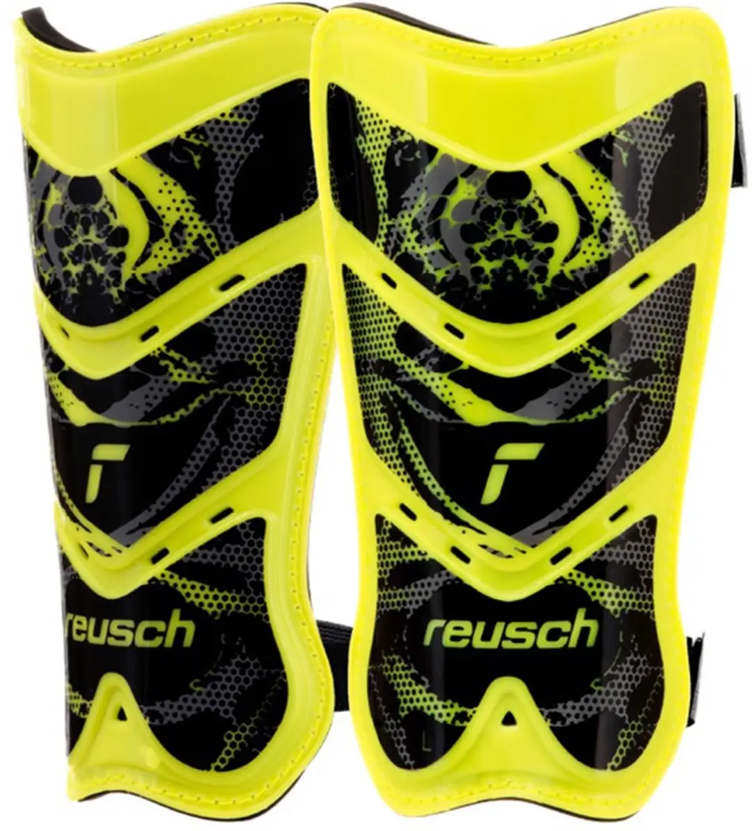 Reusch Scheenbeschermers Attrakt Lite Geel-Zwart
