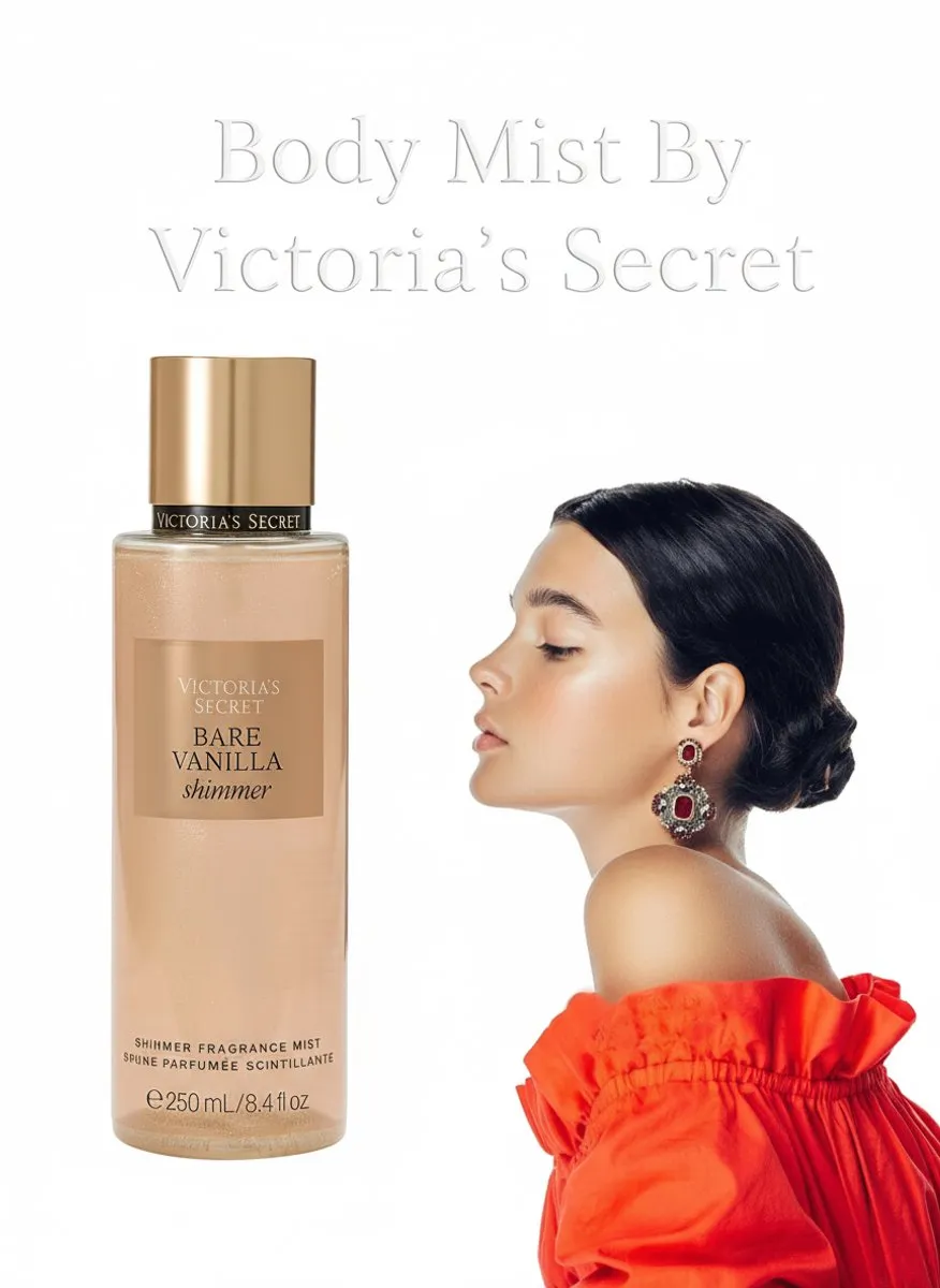 Victoria's Secret Bare Vanilla Shimmer Body Mist 250ml - Geschenktasje
