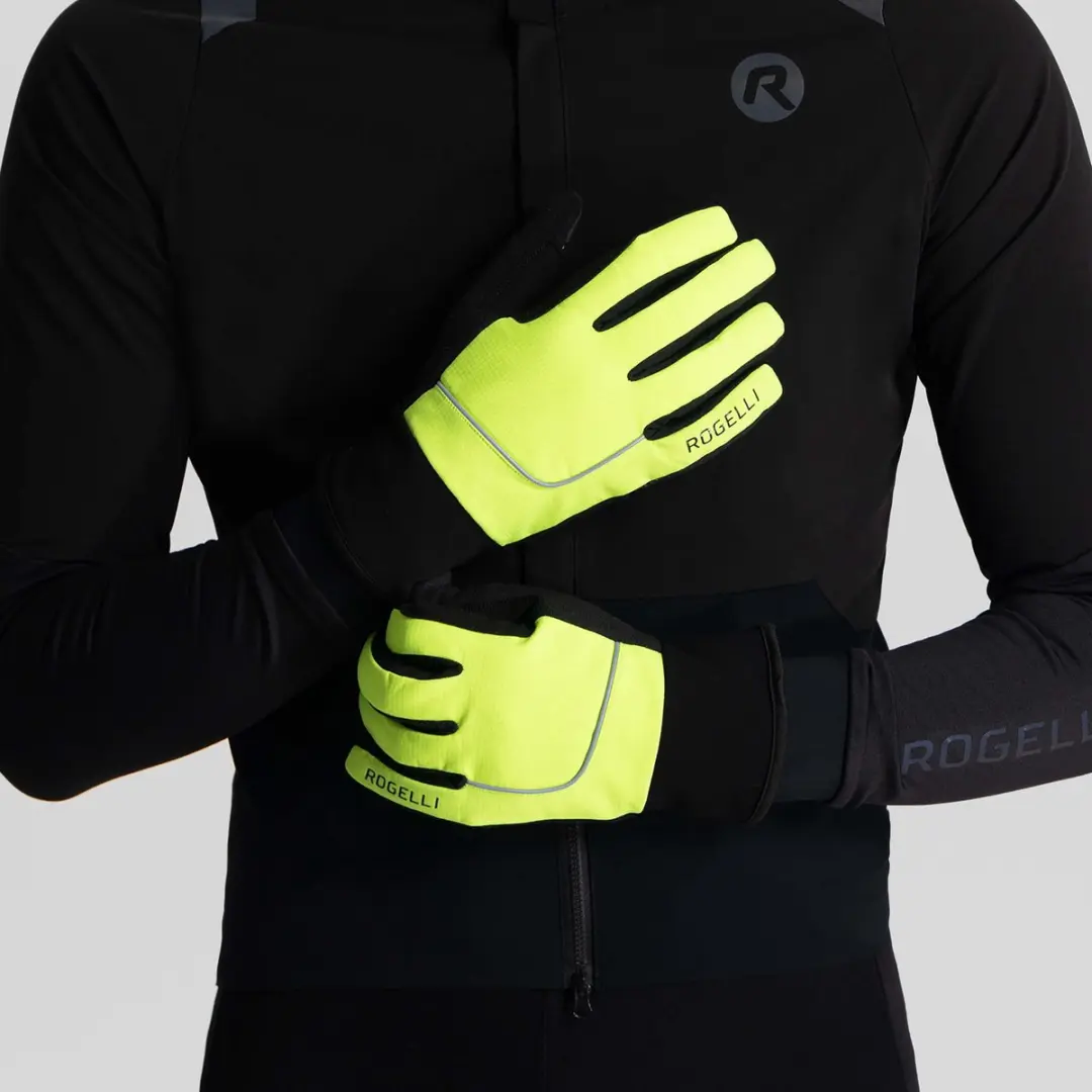 Rogelli Essential Heren Fietshandschoenen Fluor - XL - afbeelding 6 van 6