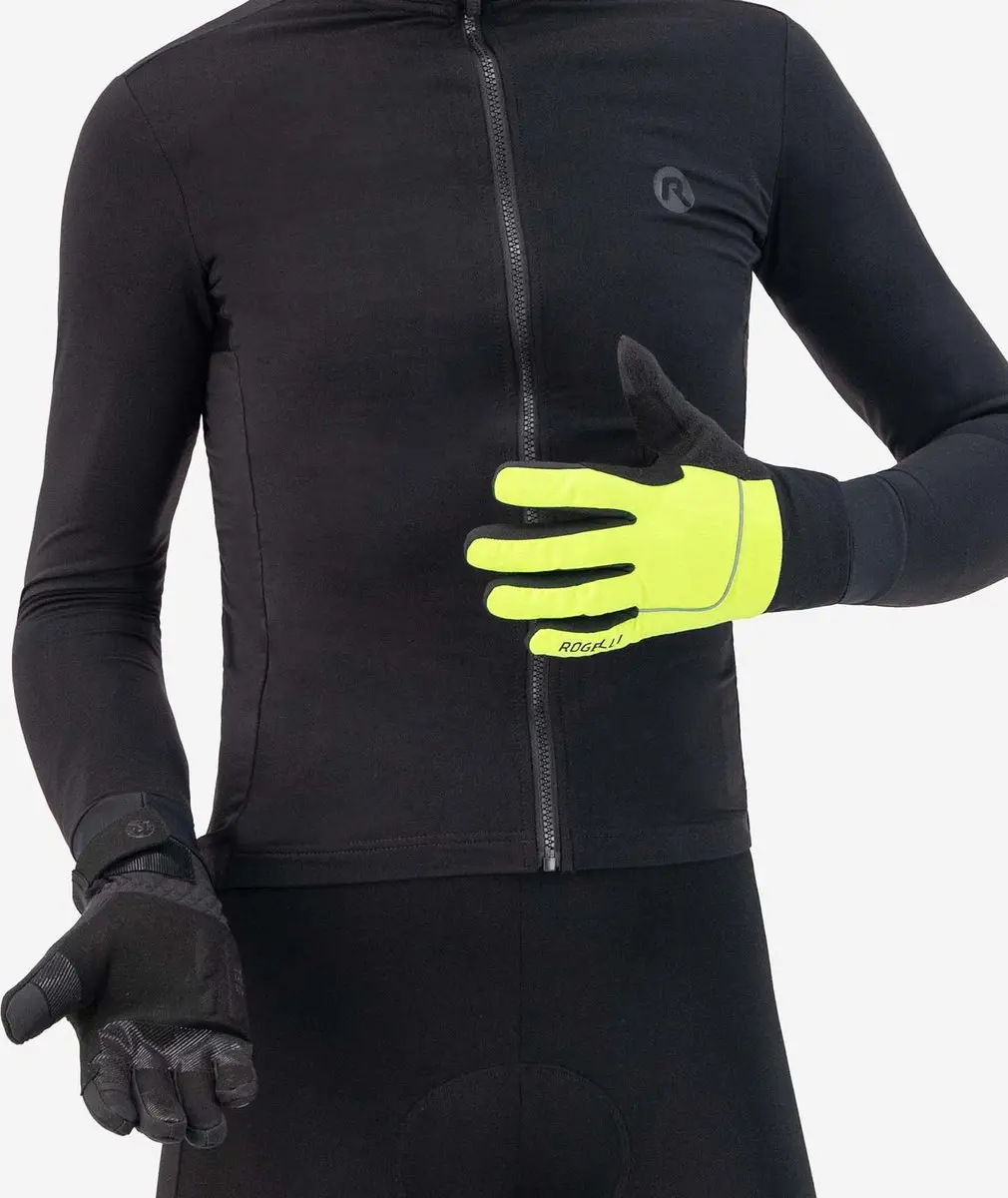 Rogelli Essential Heren Fietshandschoenen Fluor - XL - afbeelding 4 van 6