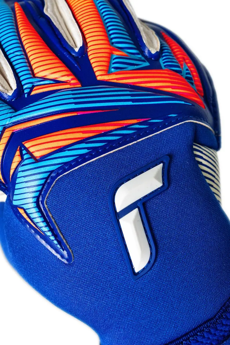 Reusch Attrakt Gold X Keepershandschoenen 9.5 - Blauwfluo/Orangewit