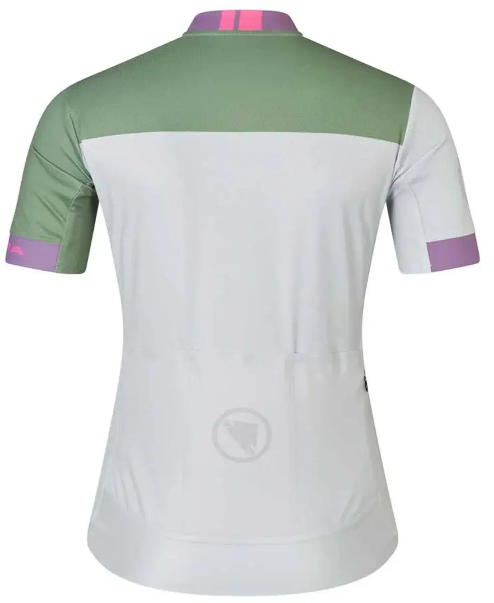 Endura Fs260 Chroma Korte Mouw Wielertrui Grijs L Vrouw