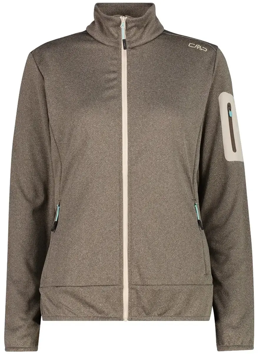 Jacquard fleece dubbele tricot vrouw CMP