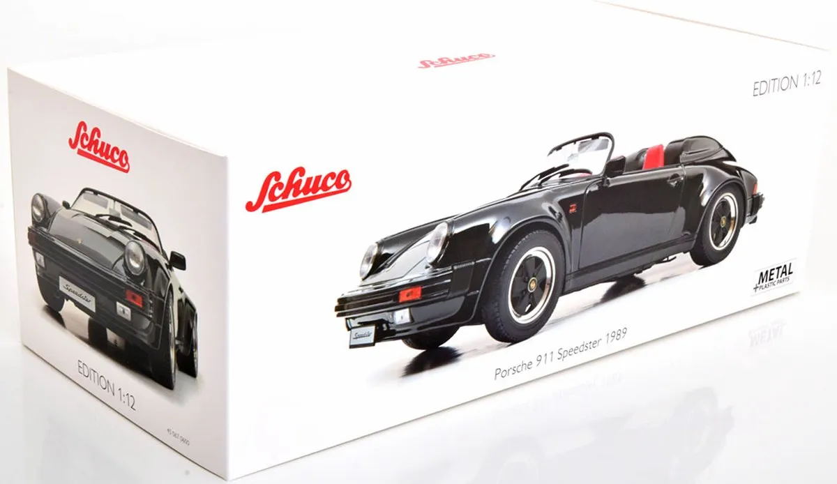 Porsche 911 Speedster 1989 - 1:12 Schuco - Zwart