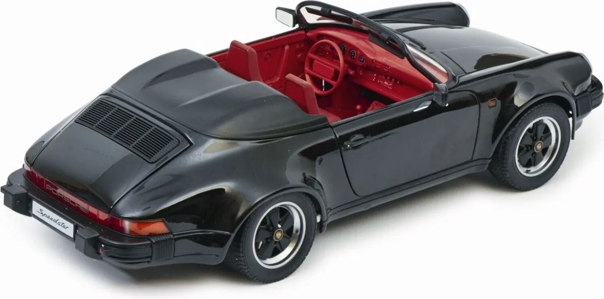 Porsche 911 Speedster 1989 - 1:12 Schuco - Zwart