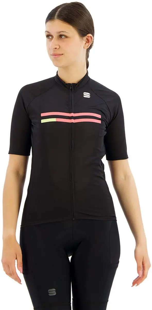 Sportful Joy Korte Mouw Wielertrui Zwart M Vrouw