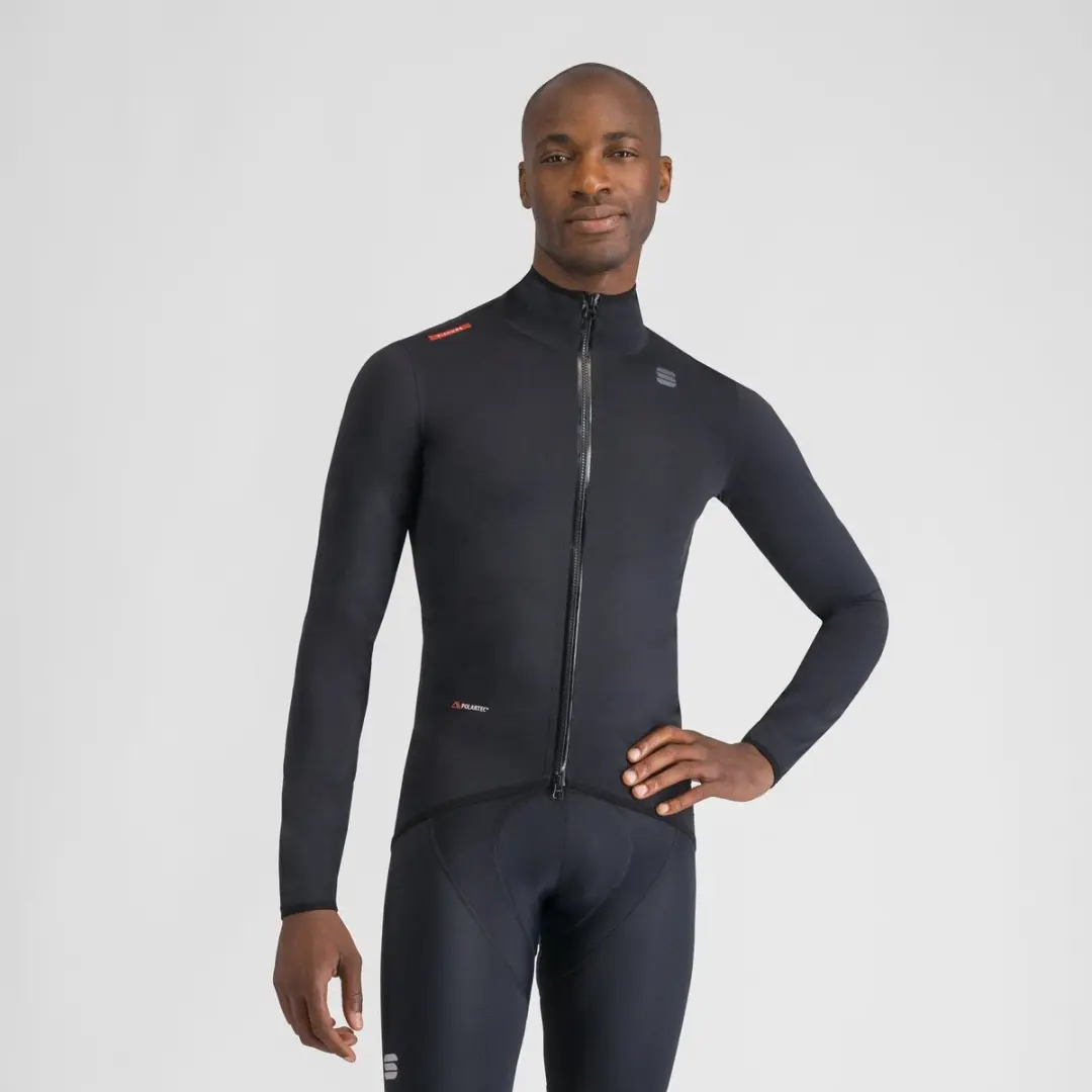 Sportful Fiandre Aqua fietsjas lange mouwen BLACK