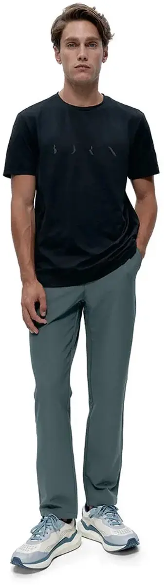Born Living Yoga Melville T-shirt Met Korte Mouwen Zwart S Man