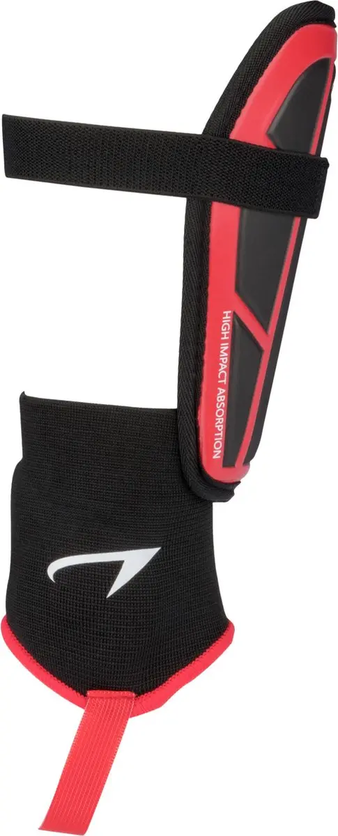 Avento Pro-Style Soft Scheenbeschermers - Rood/Zwart M