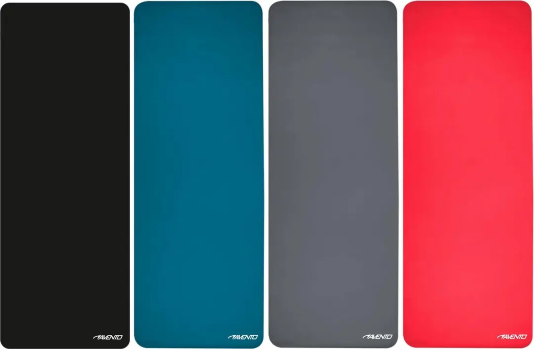 Avento Fitness/Yoga Mat NBR - Blauw - 183 x 61 x 1.2 cm