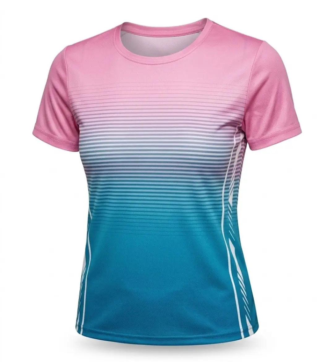 Roze tennisshirt dames S
