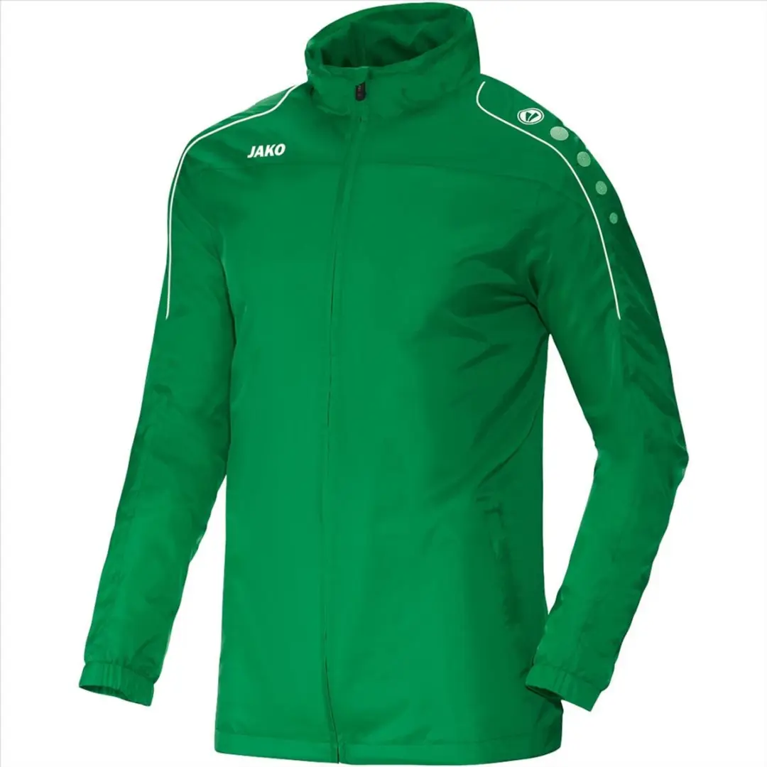 Jako Team Regenjas - Maat 140  - Unisex - groen
