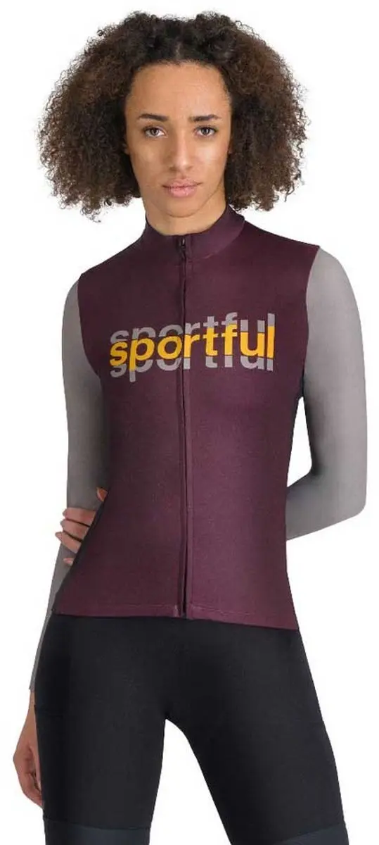 Sportful Supergiara Logo Thermal Trui Met Lange Mouwen Paars M Vrouw