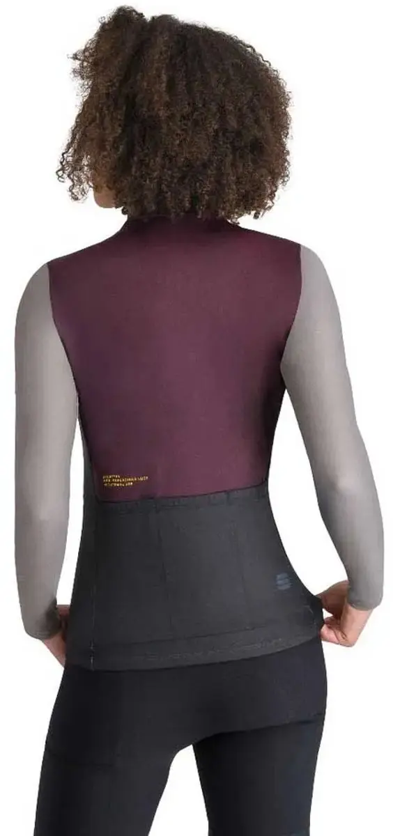 Sportful Supergiara Logo Thermal Trui - M - Deep Bordeaux