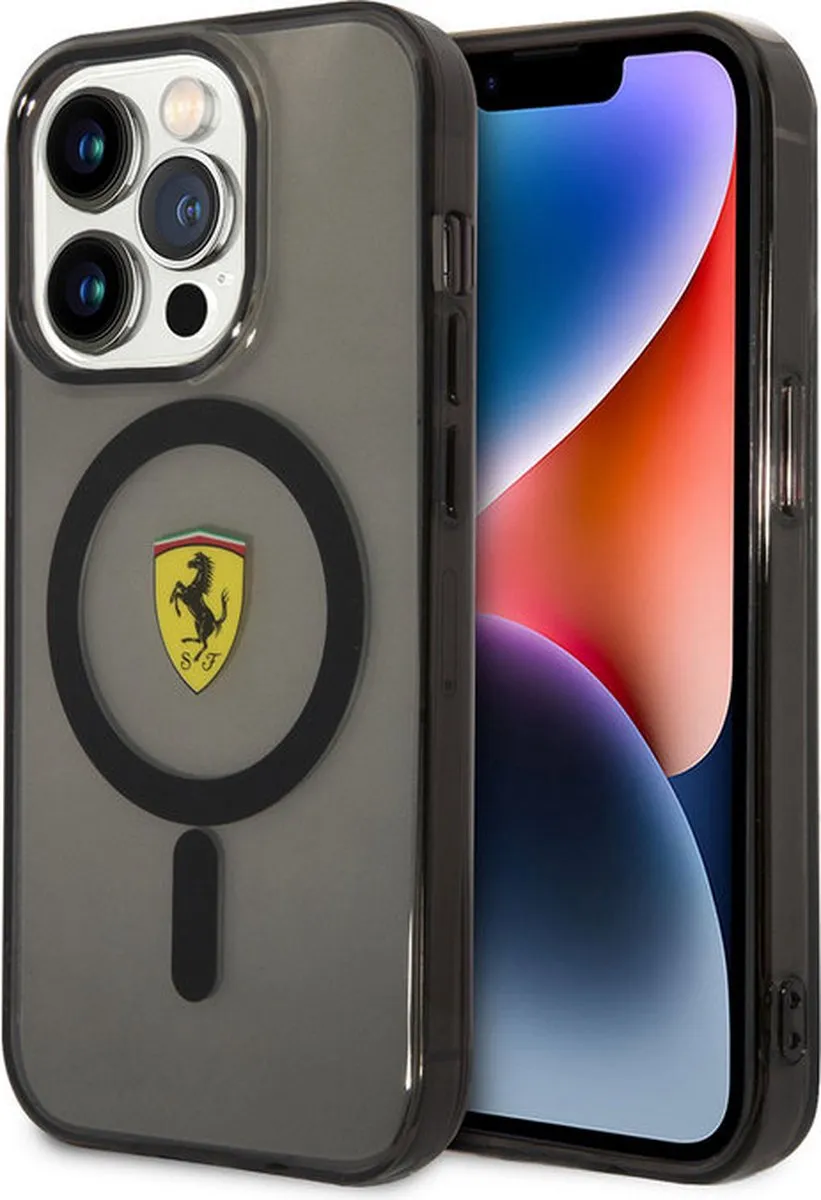 Ferrari Translucent Back Case MagSafe iPhone 14 Pro Max